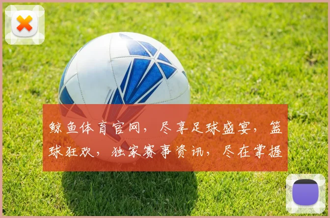 鲸鱼体育官网，尽享足球盛宴，篮球狂欢，独家赛事资讯，尽在掌握